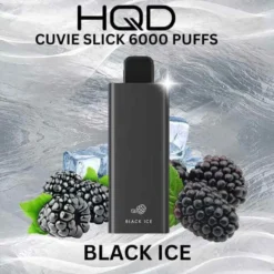 BLACK ICE – HQD SLICK – 6000 PUFFS