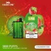 X-QLUSIVE X-POD STRAWBERRY KIWI – 3800 PUFFS